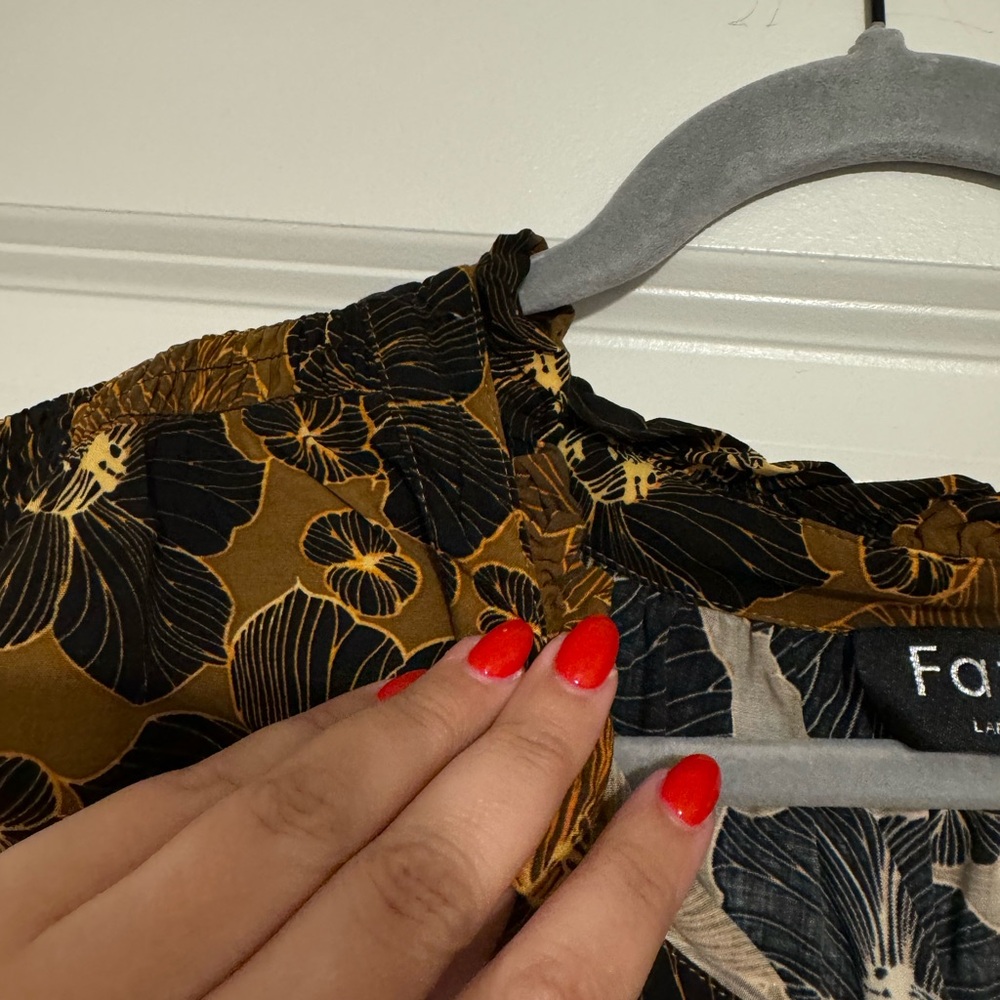 Fate Button Down Fall Colored Blouse - image 5